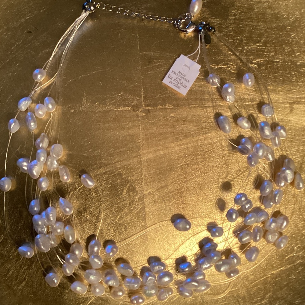 Lia Sophia “Kiam” Collection Pearl Necklace